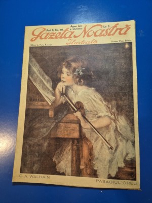 revista gazeta noastra - 2 mai 1929 - director victor eftimiu ,giamia din constanta foto