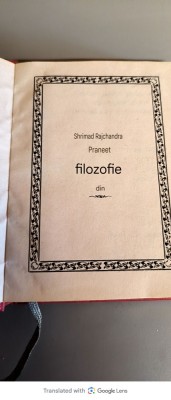 Carte in limba indiana DIN FILOZOFIE - Shrimad Rajchandra foto