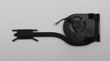 Cooler cu radiator Laptop, Lenovo, ThinkPad L480 Type 20LS, 20LT, pentru placa video integrata, 01LW145, AT164002DT0, ND75C20-17E33, 5V, 0.5A