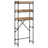 vidaXL Raft pentru mașină de spălat Stejar Artizanal 67 x 25 x 163 cm 883551