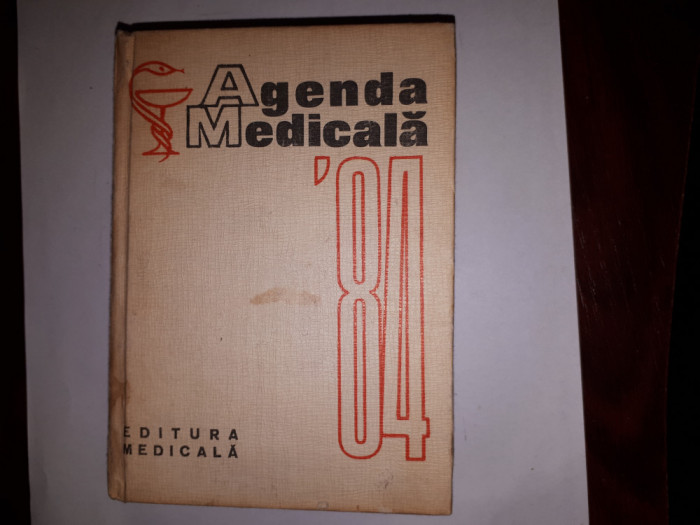 CY - COLECTIV &quot;Agenda Medicala &#039;84 / 1984&quot;