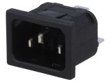 Conector Alimentare AC Tată 10A 250V IEC 60320