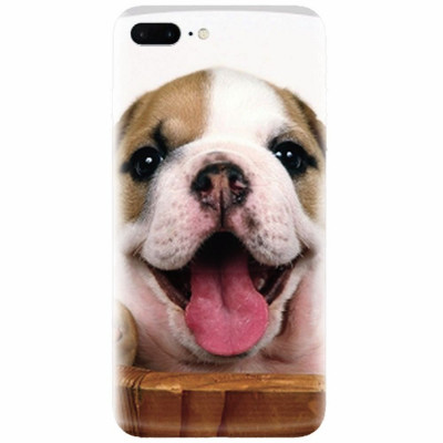 Husa silicon pentru Apple Iphone 8 Plus, Puppies 002 foto