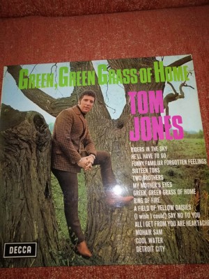 Tom Jones Green green grass of home Decca 1967 Ger vinil vinyl VG+ foto