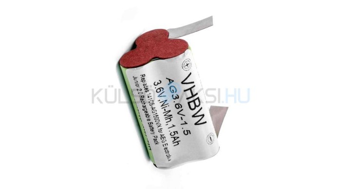 VHBW Baterie AEG / Elektrolux Type 141 for - 1500mAh, 3.6V, NiMH