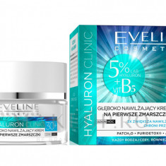 Crema antirid Hyaluron Clinic 30+, 50ml, Eveline Cosmetics