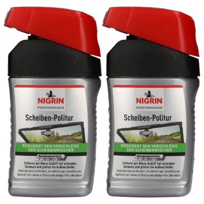 Pachet 2 x polish Nigrin Performance pentru zgarieturi suprafete sticla auto 300ml foto