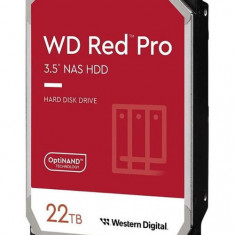 HDD Western Digital Red Pro WD221KFGX, 22TB, SATA III, 7200RPM, 512MB, 3.5inch