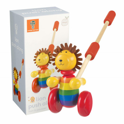 Jucarie de impins leu, Orange Tree Toys foto