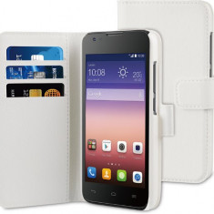 Husa Telefon Wallet Book Huawei Ascend y550 White BeHello