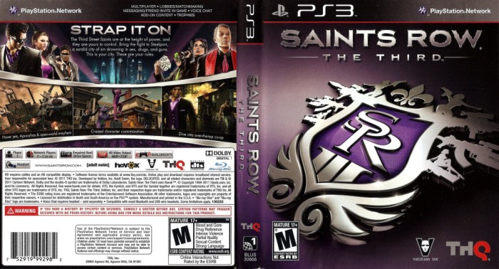 Joc PS3 SAINTS ROW The Third aproape nou