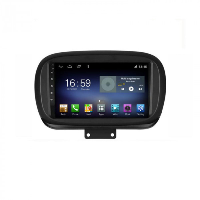 Navigatie dedicata Fiat 500 2014- F-539 Octa Core cu Android Radio Bluetooth Internet GPS WIFI DSP 8+128GB 4G CarStore Technology