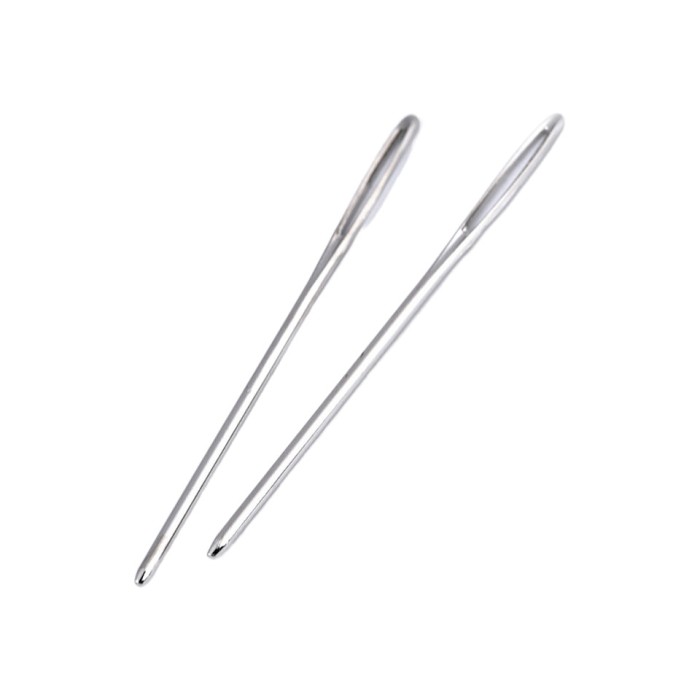 Set 2 ace cu varf bont Crisalida, lungime 7 cm