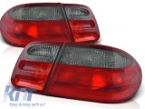 Set de stopuri tuning potrivit pentru Mercedes W210 E-Class 1995-03.2002 sedan cu baza rosie si fumurie, stanga si dreapta Performance AutoTuning