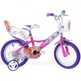 Bicicleta pentru copii Winx DB-144R-WX7 Dino Bikes, 14 inch for Your BabyKids
