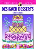 Creative Haven Designer Desserts Coloring Book