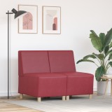 vidaXL Scaune canapea 2 pcs bordo 55 x 74 x 82 cm Piele artificială