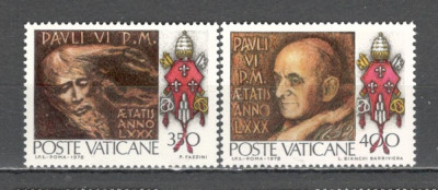 Vatican.1978 80 ani nastere Papa Paul VI-Pictura SV.514 foto