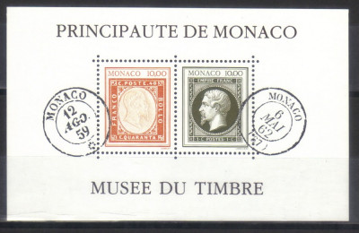 MONACO 1992, Muzeul marcii postale, serie neuzată, MNH foto