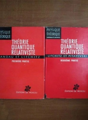 L. Landau, E. Lifchitz - Theorie quantique relativiste foto
