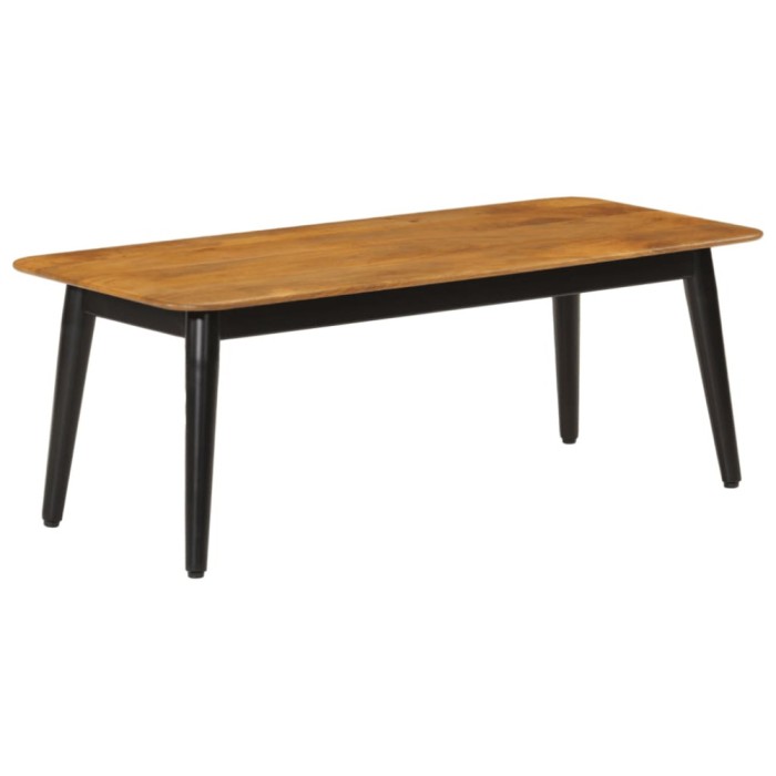 vidaXL Măsuță de cafea, 110x50x40 cm, lemn masiv de mango și fier 356976