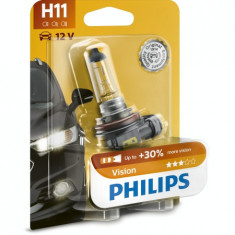 Bec auto cu halogen pentru proiector Philips H11 Vision foto