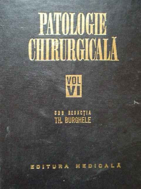 Patologia Chirurgicala Vol.vi - Th.burghele ,289922