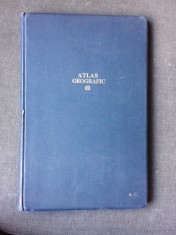 ATLAS GEOGRAFIC, ISTORIC, ECONOMIC SI STATISTIC - CONSTANTIN TEODORESCU EDITIA VII-A foto