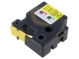Marcaje termocontractabile DYMO RHINO 1,5m galbene pentru cablu 4,64-8,7mm