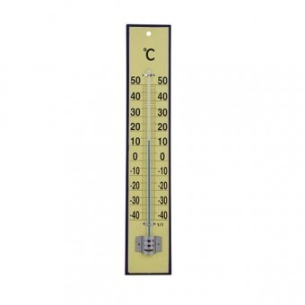 Termometru exterior galben 450x80x20mm foto