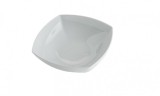 Bol patrat pentru salata, Portelan, Alb, 23 cm,2000 ml, Apulum