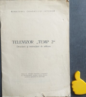 Instructiuni de folosire televizor TEMP 2 foto