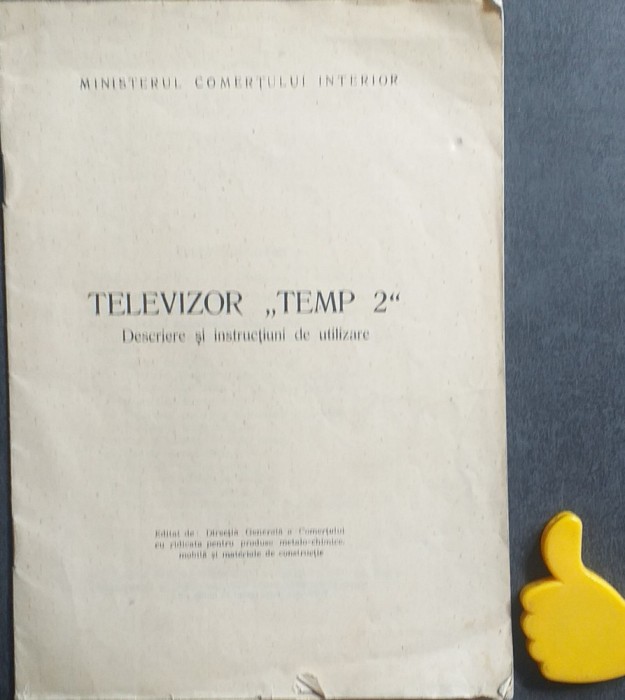 Instructiuni de folosire televizor TEMP 2