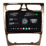 Navigatie 2K Benz C Class (W203) (2002-2004), Android OS, S-Quadcore 4GB RAM + 64GB ROM, 9.5 Inch - AD-BGS90042K+AD-BGRKIT416V3