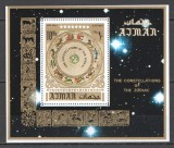 Ajman 1971 - Astrologie zodiac, colita neuzata