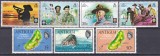 DB1 Antigua 1969 Centenar Industrie Fosfat + Cercetasi 1975 7 v. MNH