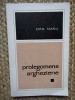 Emil Manu &ndash; Prolegomene argheziene