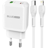 Cumpara ieftin Incarcator Retea BLUE Power BLN5 PD 20W+QC3.0 Alb