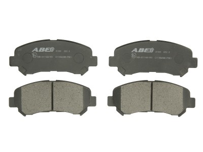 Set placute frana,frana disc NISSAN QASHQAI / QASHQAI +2 (J10, JJ10) (2007 - 2013) ABE C11086ABE foto