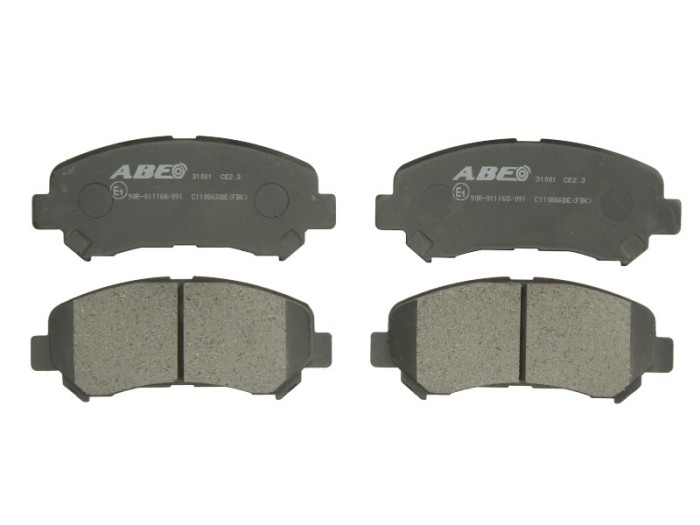Set placute frana,frana disc NISSAN QASHQAI / QASHQAI +2 (J10, JJ10) (2007 - 2013) ABE C11086ABE