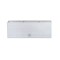 Jardiniera decorativa, sistem irigare, imitatie ratan, alb, 30 L, 60x25x24 cm, Rato Case
