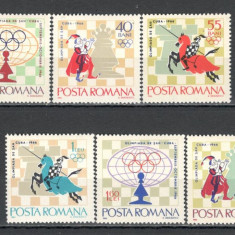 Romania.1966 Olimpiada de sah Havana TR.210