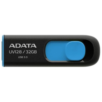 Memorie externa 32GB Adata, USB 3.0, AUV128-32G-RBE, negrualbastru foto