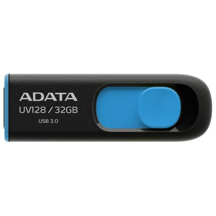 Memorie externa 32GB Adata, USB 3.0, AUV128-32G-RBE, negrualbastru