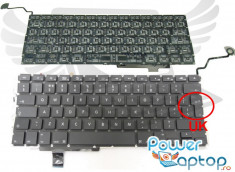 Tastatura Laptop Apple MacBook Pro MC725LL A layout UK fara rama enter mare foto