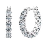 Cumpara ieftin Cercei rotunzi argint 925, JW1747, model elegant, placati cu rodiu