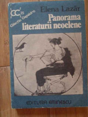 Panorama Literaturii Neoelene - Elena Lazar ,298787 foto