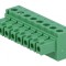 Regletă de Conexiuni Deconectabilă 3,81mm 8 Piste Drept Mufă