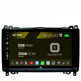 Cumpara ieftin Navigatie Mercedes Benz Sprinter, Viano, Vito, A B Class, Crafter, Android 11, E-Quadcore 2GB RAM + 32GB ROM, 9 Inch - AD-BGE9002+AD-BGRKIT407