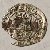 Ungaria 1 denar 1562 KB argint Ferdinand l